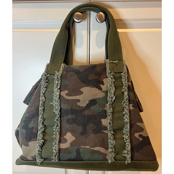 Equipt4u New York Camo Bag Tote “F” Monogramed in Orange/Excellent Condition - Picture 2 of 11